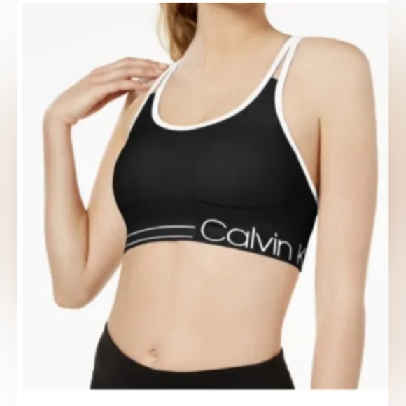 Calvin Klein Performance Low Impact Sports Bra-S - Picture 4 of 5